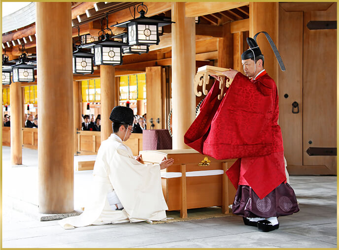 神武天皇二千六百年大祭 御幣物を奉る